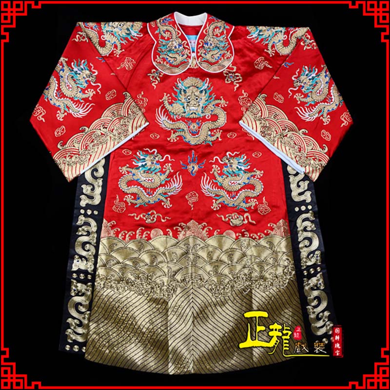 克拉玛依皇帝蟒袍全金八宝团龙蟒